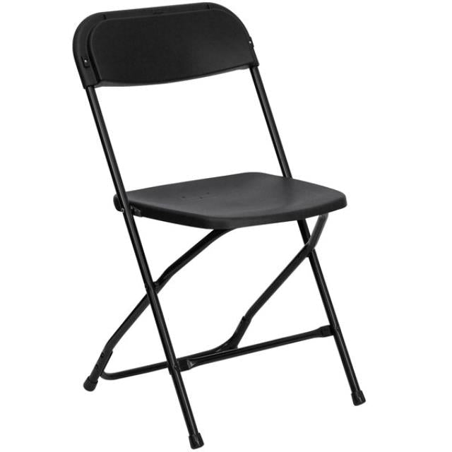 Chair, Black Samsonite