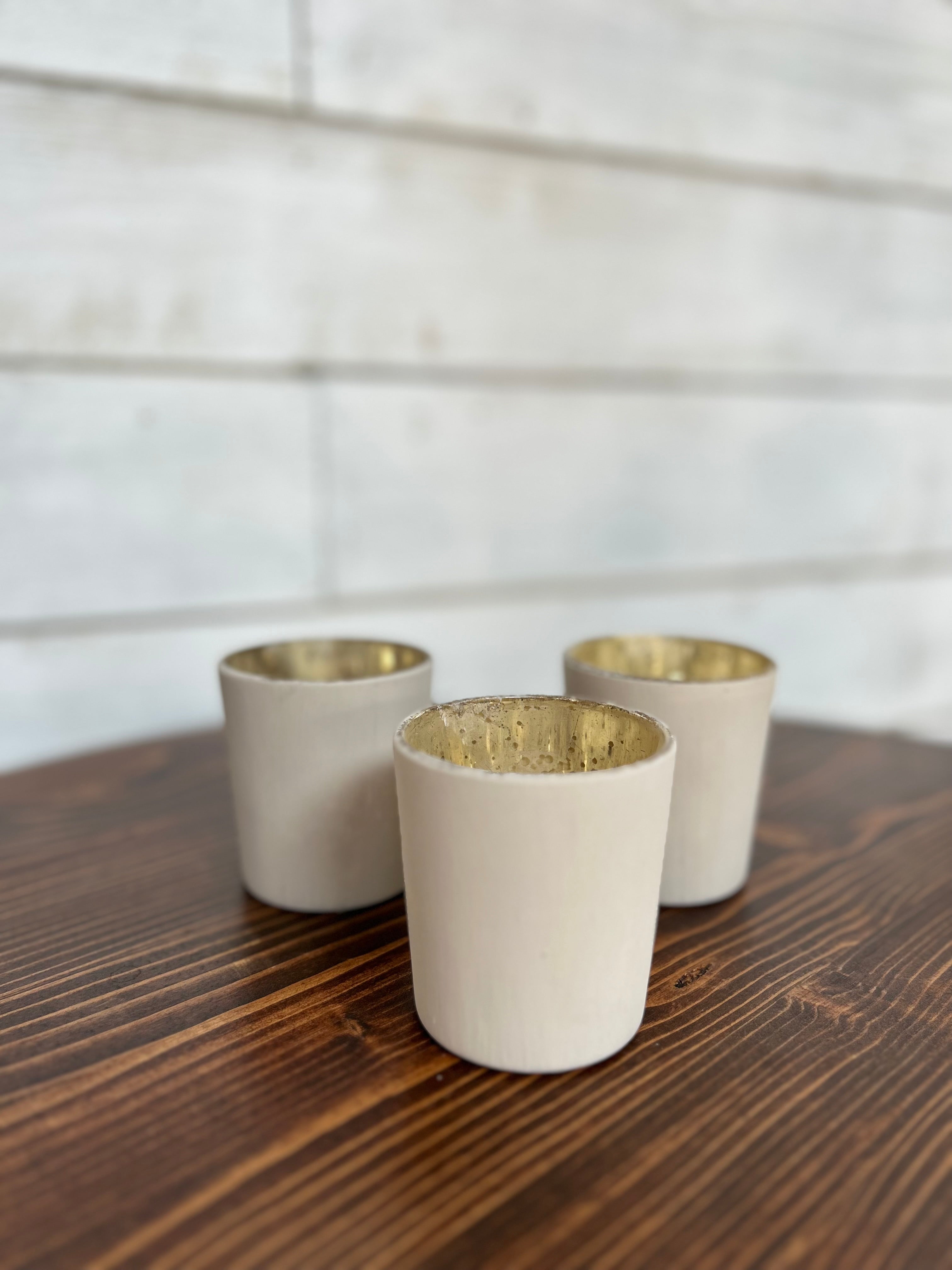 Sandstone Votive Candle Cups, 2.35x2.5, (24 Pack) – Evvnts By ME
